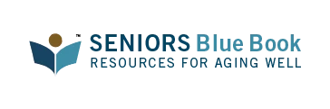 Senior Blue Book resources for Aging Well Logo