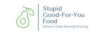 Stupid Good For You Food Logo